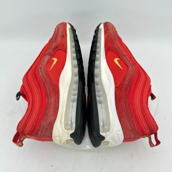 Nike Air Max 97 Men Size 11.5 CI3708-600 Challenge Red Gold Training Shoes - Picture 6 of 11
